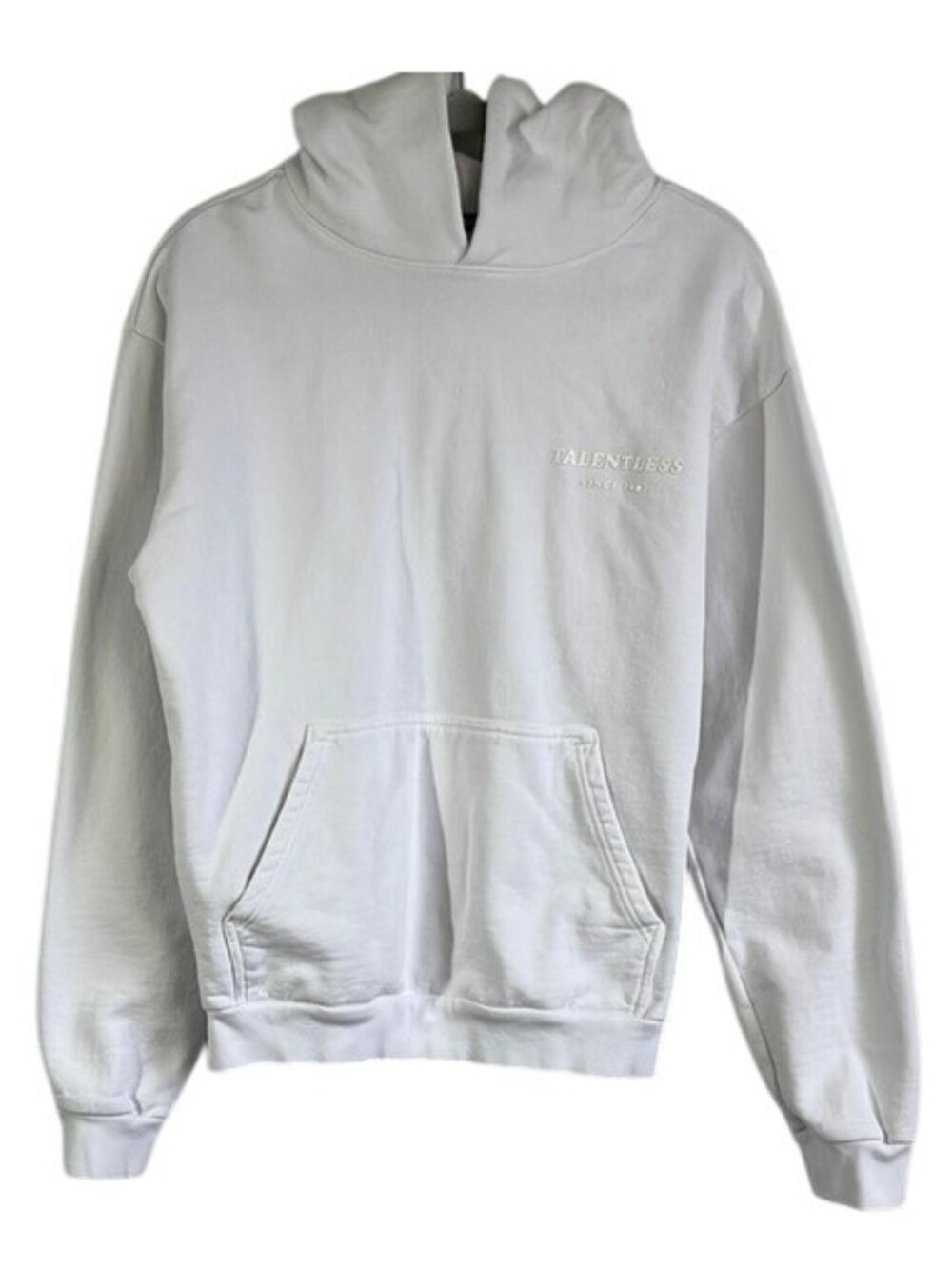 TALENTLESS Hoodie in White - S